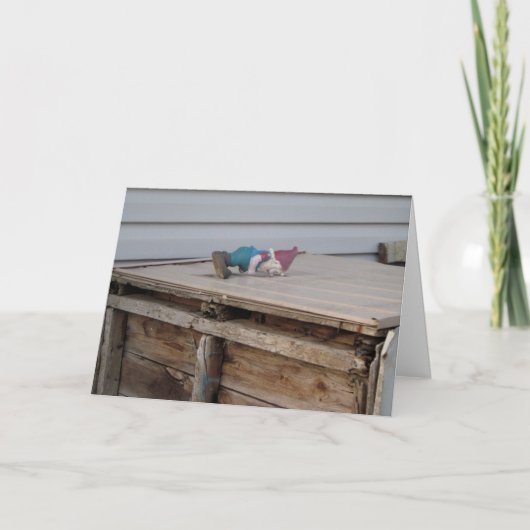 De klantgerichte kaart van Kerstmis van Redneck (Voorkant)