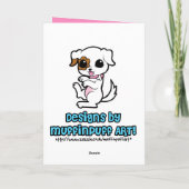 De klantgerichte Roze Magische kaart van de (Achterkant)