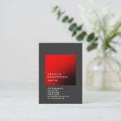 De klap past het Professionele Visitekaartje van d (Staand voorkant)