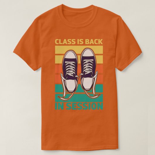 De klasse is terug t-shirt (Design voorkant)