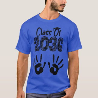 De klasse van 2036 groeit met me handdruk van het t-shirt