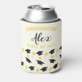 De klasse van felicitaties van Afstuderen naam aan Blikjeskoeler (Blikje Achterkant)