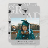 De Klasse van het afstudeerder van de Aangepaste F Aankondiging (Voorkant / Achterkant)