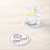 De Klassieke Coord  Ronde Kartonnen Onderzetter (Insitu)