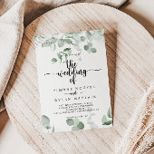 De klassieke groene Eucalyptus gebladerte van brui Kaart