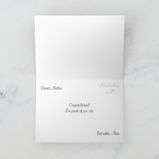 De klassieke Kaart van de Uitnodiging van (Binnen)