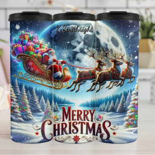 De Klassieke Nacht Voor Kerstmis Thermosbeker