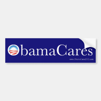 De klassieke ObamaCares-Bumpersticker Bumpersticker