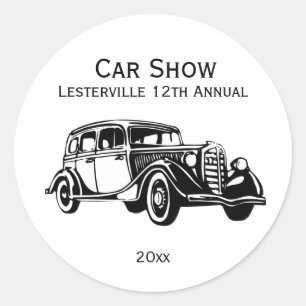 De klassieke Stickers van de Auto passen aan