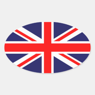 De Klassieke Uniefaciliteit Ovale Sticker