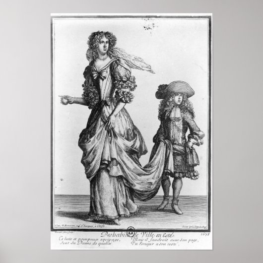 De kleding van de zomerstad, 1678 poster (Voorkant)
