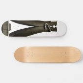De kledingpop (zwart-wit) skateboard (Horizontaal)