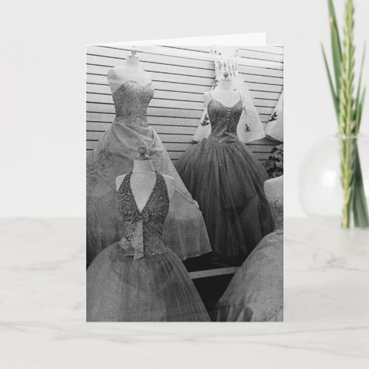 De kledingwinkel kaart (Voorkant)