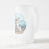 De kleine acolyten van grootvader matglas bierpul (Voorkant rechts)