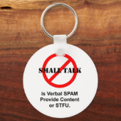 De kleine Bespreking is Verbal SPAM Sleutelhanger (Voorkant)