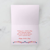 De kleine Bloemen van het Moederdag (fotolijst) Kaart (Binnen)