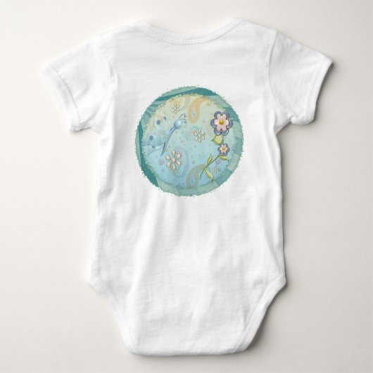 De kleine dingen gemengd media romper (Achterkant)