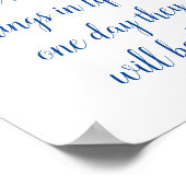 De kleine dingen in het leven citeren poster (Hoek)