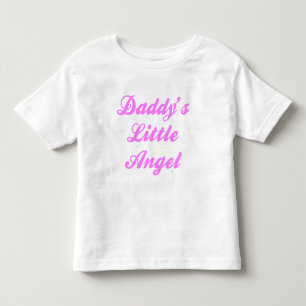 De kleine engel van papa (meisje) kinder shirts
