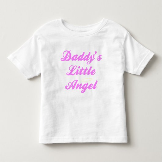 De kleine engel van papa (meisje) kinder shirts (Voorkant)