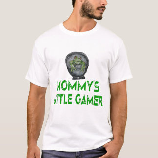 De kleine gamer van de kikker Pepe mammie T-shirt