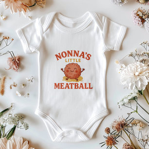 De kleine gehaktbal Baby van Nonna Schattige Ita Romper