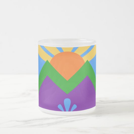 De kleine glazen mok van Manitou Springs (Center)