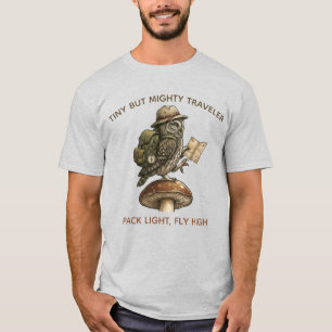"De Kleine Globetrotter" - Pygmy Uil Explorer T-sh T-shirt