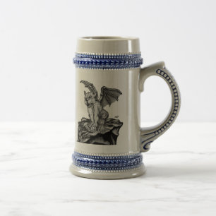 De kleine GOLEM - Gargoyle black kent design Bierpul
