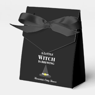 De kleine heks breekt het Halloween Baby shower Bedankdoosjes