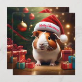 De kleine helper van de Kerstman: het kerstcavia (Voorkant / Achterkant)