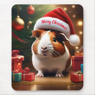 De kleine helper van de Kerstman: het kerstcavia Muismat
