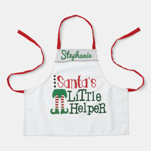 De kleine helper van de klas Santa personaliseert  Schort