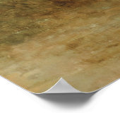 De kleine herderst van Bouguereau Poster (Hoek)