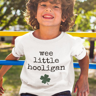 De kleine hooligan - St. Patrick's Day Kinder Shirts