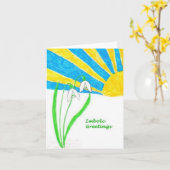 (De kleine) Kaart van de Groeten van Imbolc (Gele Bloem)
