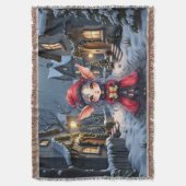 De Kleine Kerstboodschapper. Deken (Voorkant Verticaal)