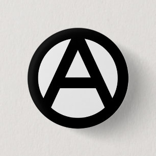 De kleine knoop van de Anarchie Ronde Button 3,2 Cm