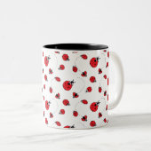 De kleine Ladybugs Tweekleurige Koffiemok (Voorkant rechts)