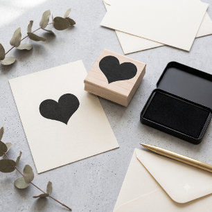 De "kleine liefde" hart stempel