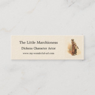 De kleine marchioness uit de oude nieuwsgierige wi mini visitekaartje