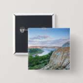 De kleine Missouri-rivier aan de Kleine Vierkante Button 5,1 Cm (Voorkant /achterkant)