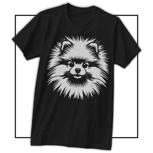 De kleine MVP: Pomeranian Pop Art Jersey Stijl T-shirt