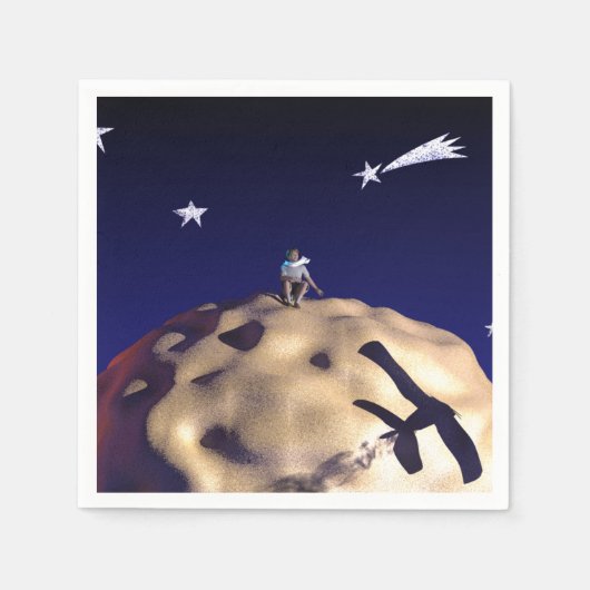 DE KLEINE PRINS Digitale Kunst Papieren servetten (Voorkant)