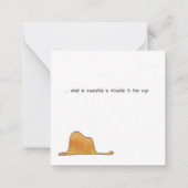 De kleine prins notitiekaartje (Achterkant)