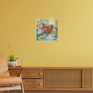 De kleine Red Hen Poster