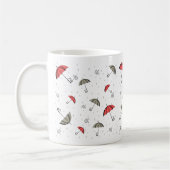 De kleine rode paraplu mok (Links)