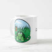 De kleine schildpadmok koffiemok (Voorkant links)