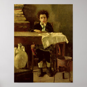 De kleine Schooljongen of de arme Schoolboy Poster