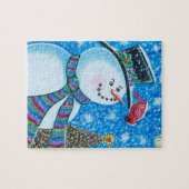 De kleine Snowman Legpuzzel (Horizontaal)